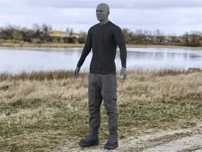 Men's Clothing Collection 2 3D model