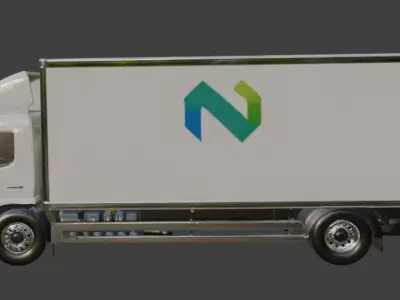 Cargo Truck 3D Model 3D model purchase