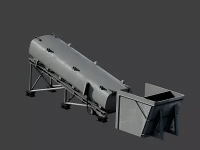 OTOMAT Missile Launchers 3D model