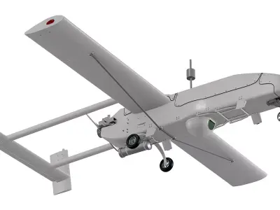 AAI RQ-2 Pioneer Reconnaissance UAV drone 3D model