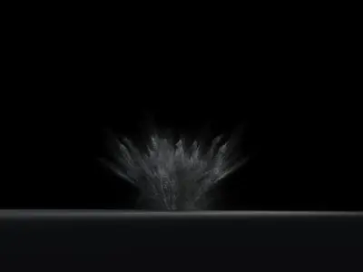 Artillery Grenade Explosion 3D  3D model