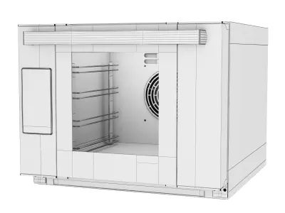 Commercial convection ovens Unox BAKERLUX 3D model