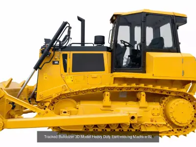 8 Construction Vehicles Collection Heavy Equipment Set 3D Model Pack