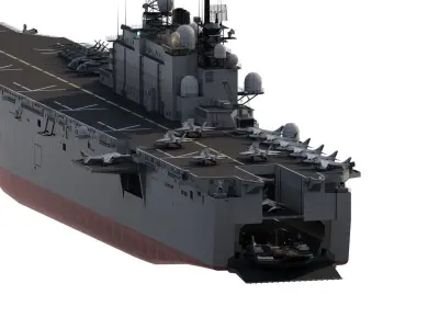 US NAVY AIRCRAFT CARRIER 3D model