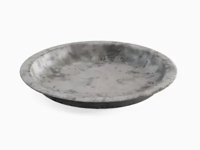 Metal Plate Set Low-poly 3D model