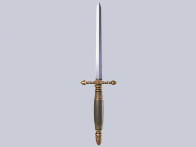 Dagger Low-poly 3D model shop