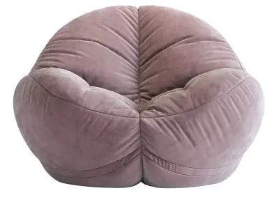 Cloth Bean Bag Chair 3D model