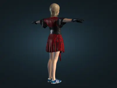 ANA T POSE CHATACTER 3D model