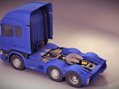 Dosch 3D - Truck Details V3 3D model