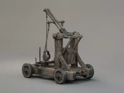 Catapult 3D model by detra40