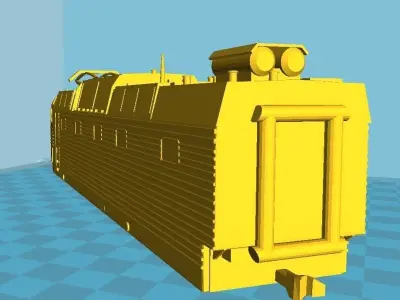 CHS7 locomotive 3D print model