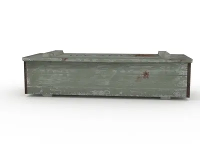 Army Box Military box Low-poly 3D model