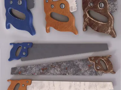 Tools pack Low-poly 3D model buy