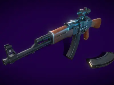 Quick silver gun 3D model