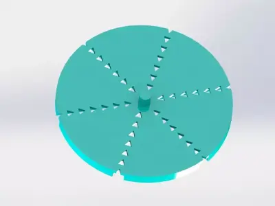 driwen shaft 3D model