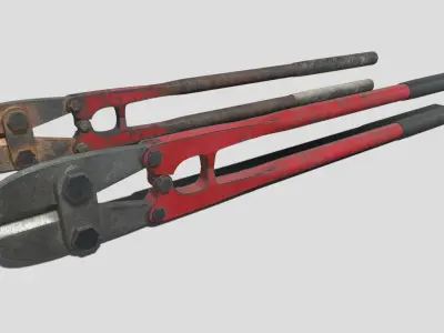 Bolt Cutters Low-poly 3D model