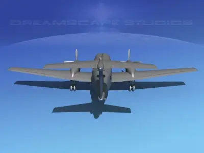 Beechcraft 350 Super King Air VBM 3D model