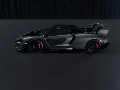 Mclaren senna 3D model