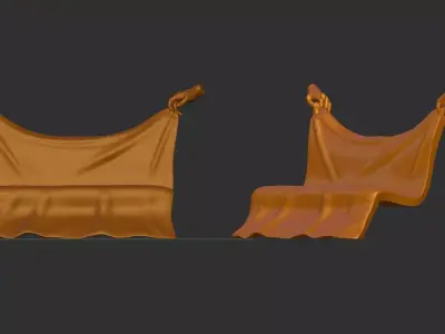 creative park bench 3D print model