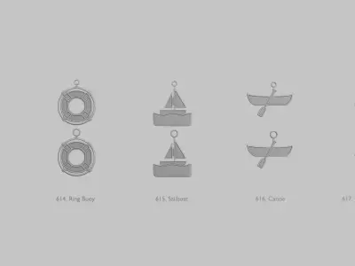 Vehicles Ships and Watercraft Pendant Pack Original Blend 3D print model