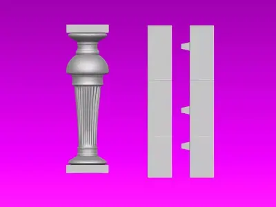 Molde Balaustre - Baluster Mold - Full model 3D print model