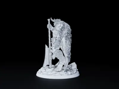 Tanarukk warrior 3D print model