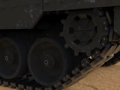 Leopard 2 A6 3D model purchase