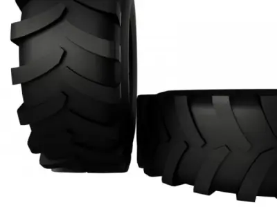 Tractor Tire 3D model from CGTrader