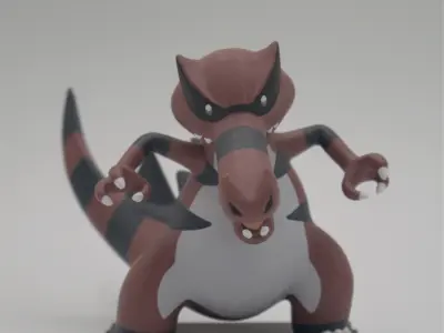 Krookodile - STL pokemon figurine 3D model