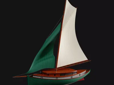 Sailboat 3D model
