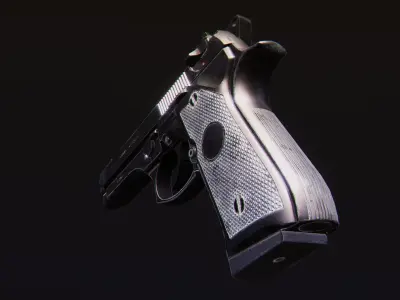 M9 Pistol Low-poly 3D model purchase