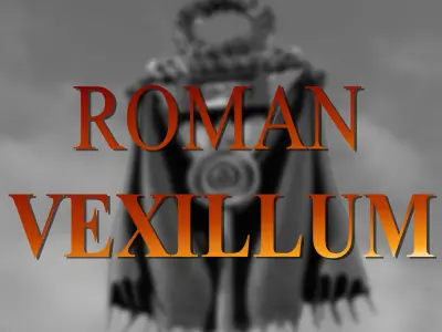 Roman Vexillum 3D model