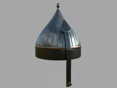 Medieval middle eastern helmet 3D model