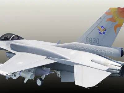F-16V Taiwan 3D model