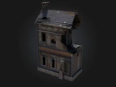 Abandoned Sanctuary  Sacred Ruins of a Forgotten Era 3D model