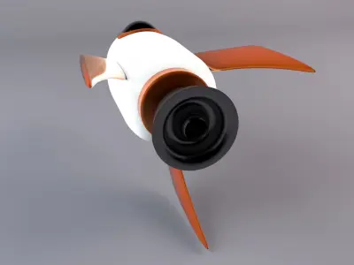 Spaceship 3D model buy