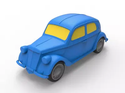 Lancia Ardea 1939 Classic Car 3D print model