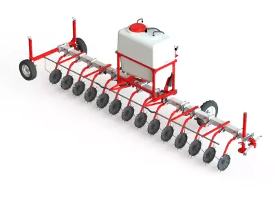 WG 0011 - Applicator SpikeWheel systems 600 3D model