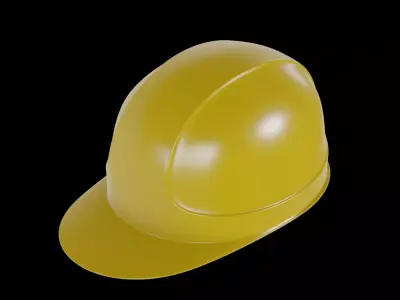  Construction Hat Free low-poly 3D model