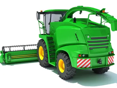 Combine Harvester V44 3D model