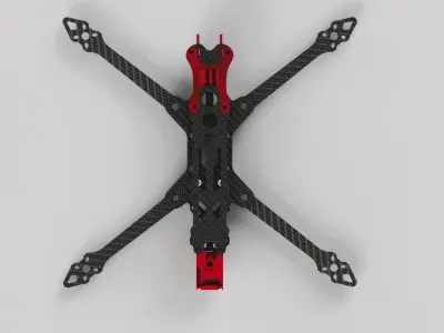 FPV Drone Frame Kit 3D print model