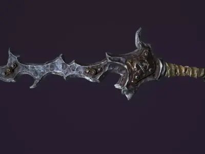 Brute sword Free 3D model