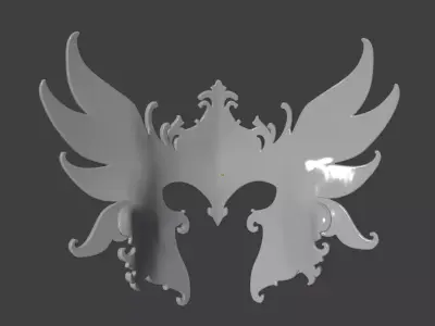 ELEGANT FAE MASK 3D print model