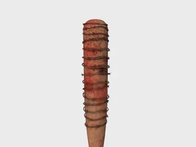 Baseball Bat Weapon 02 - Lucille - Character Weaponry 3D model
