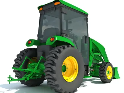 Compact Utility Tractor 3D model