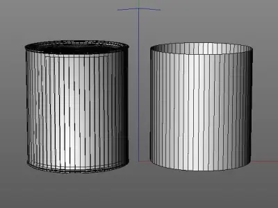 Gallon paint can with lid 3D model