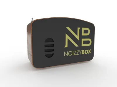 Retro Bluetooth Speaker 3D model