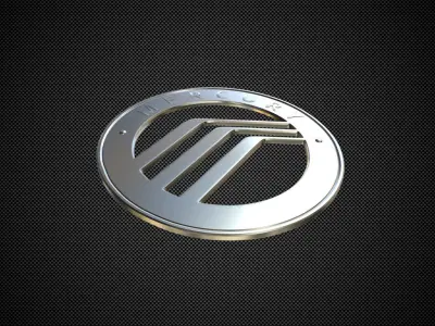 mercury logo 3D model