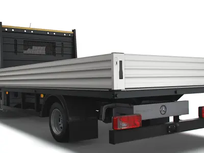 Mercedes Benz Sprinter Single Cab Tipper 2023 3D model