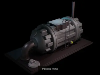 Industrial equipment 3D Model Pack